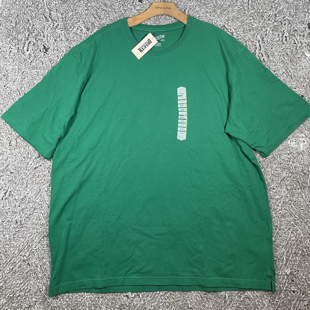 Duluth Longtail Tee Men’s XL Relaxed Fit Green Short Sleeve New With Tags